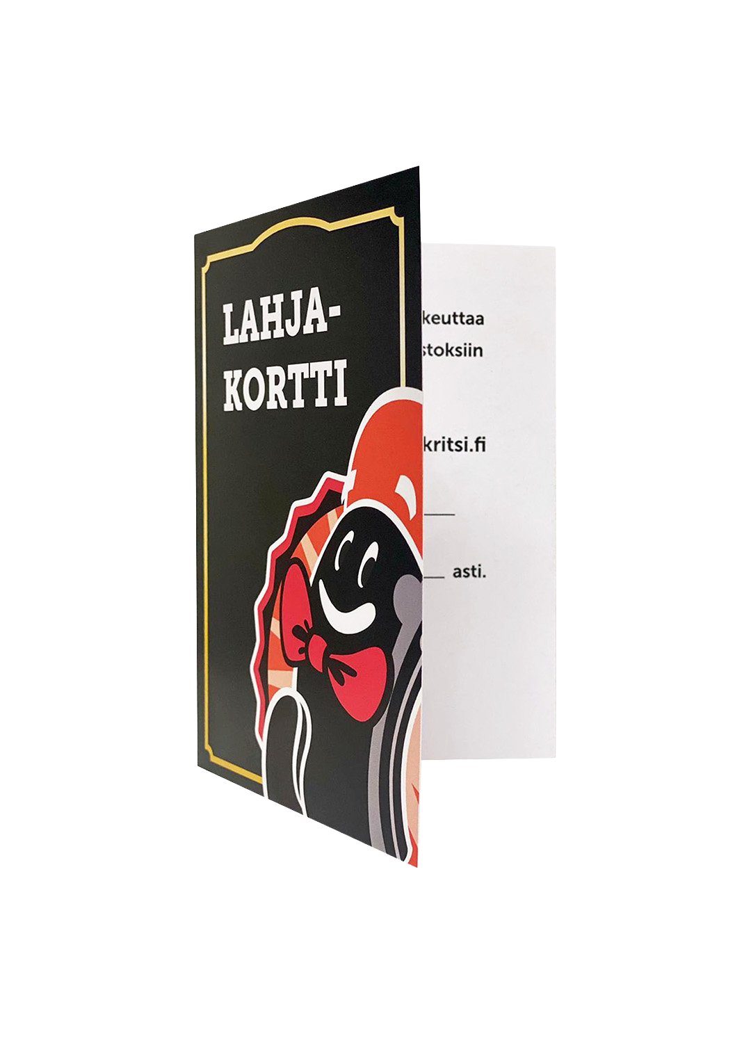 Kouvolan Lakritsin Lahjakortti, digitaalinen