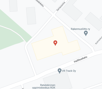 Tehtaanmyymälän sijainti kartalla