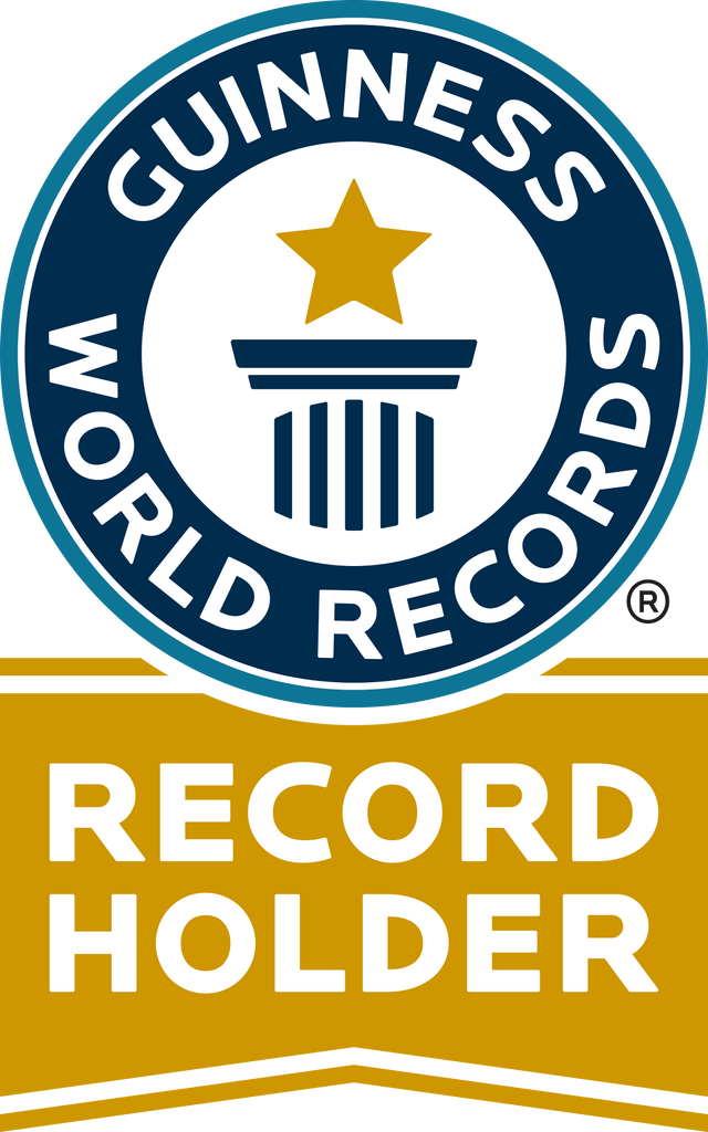 Quinness Wolrd Recordsin Record Holder tunnus