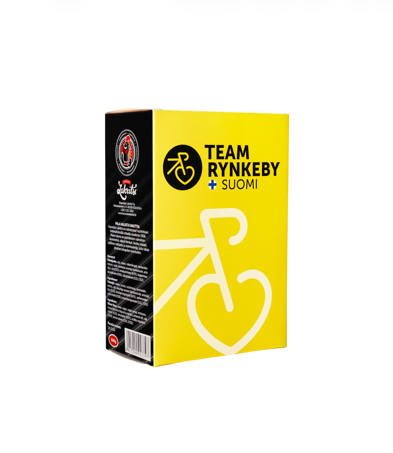 Team Rynkeby x Kouvolan Lakritsi lakurasia 500g